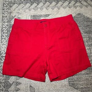 Tommy Hilfiger Red Women's Cargo Shorts
